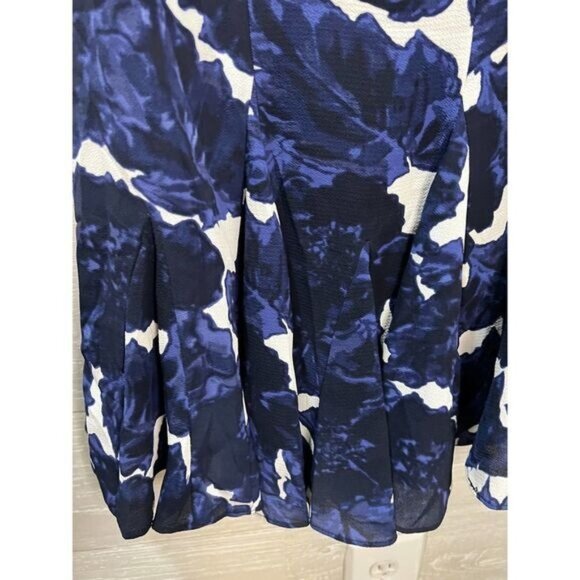 Talbots Floral Flounce Hem Chiffon Dress Size 4 - Picture 8 of 8